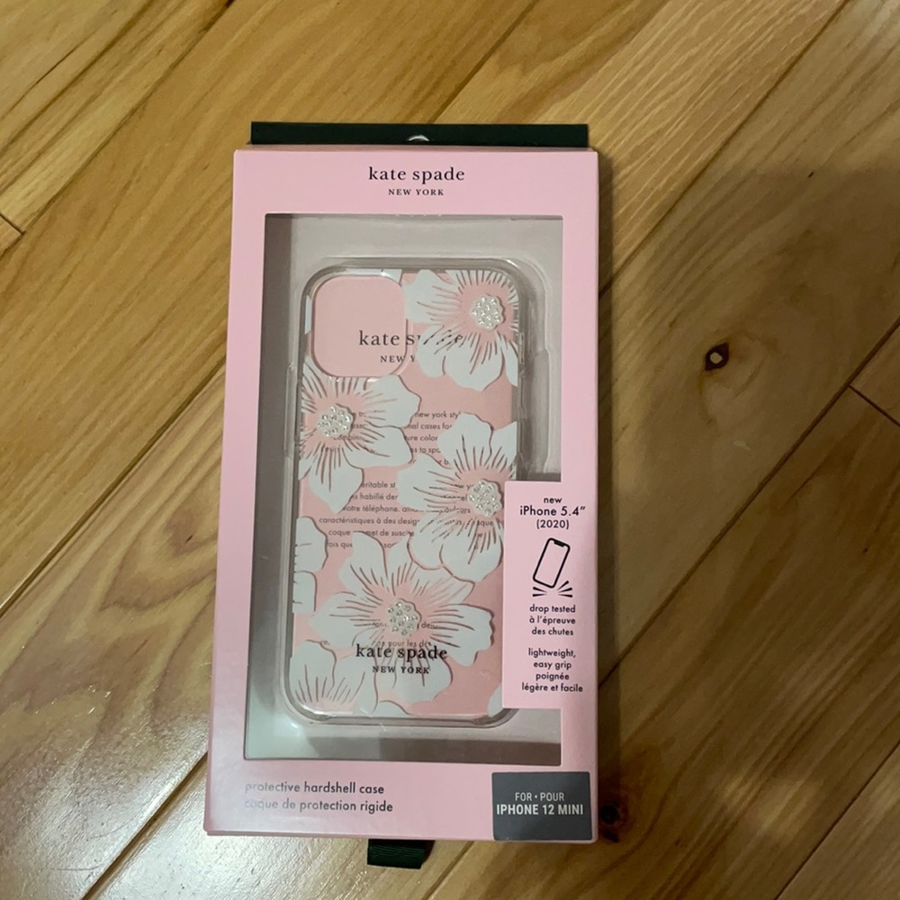 brand new kate spade iPhone 12 mini case!